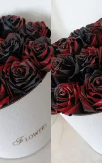 ‌دسته گل ترکیبی روبانی