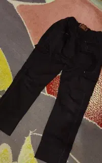 شلوار کتان زرشکی
