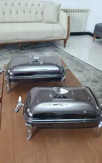 سوفله خوری قایقی دسته نقره ایی