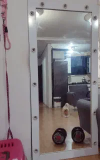 آینه هالیوودی چراغدار ۱۳ لامپه سایز ۱۸۰ در ۸۰