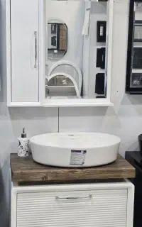 روشویی کابینتی لوکس بامبو ۷۰ سانتی