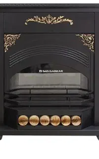 بخاری گازی دکوراتیو سنگرکار 24000 - مشکی