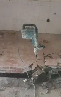 کاشی  سرامیک  دوقابی چسبی کف بدنه موازیک تخریب