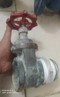 شیر فلکه برنجی کشویی ۲و۱/۲