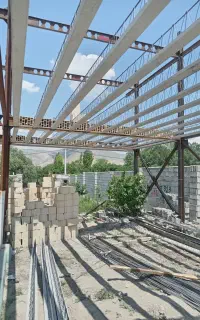آرماتور بندی اسکلت فلزی  استخر