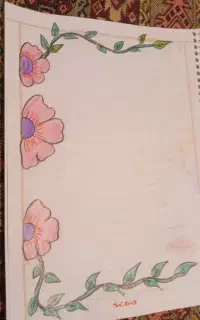 نقاشی حاشیه دفتر