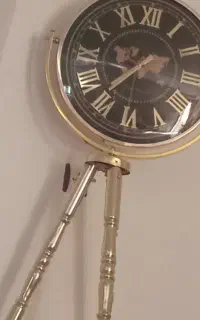 ساعت سه پایه فلز آبکاری شده