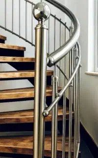 نرده و حفاظ استیل/ نرده پله/نوین استیل