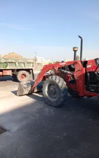 نخاله برداری جابه جایی ماسه شن خاک تراکتور