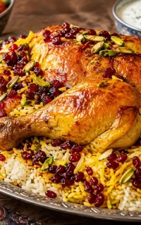 چلو مرغ مجلسی و نذری سفارشی درجه یک