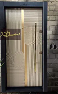 درب ضد سرقت cnc مدرن، درب اتاقی،نرده استیل کد K012