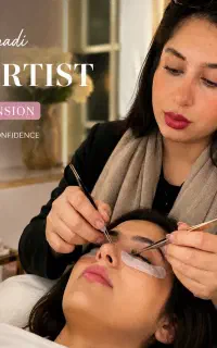 اکستنشن مژه / گارانتی ریزش/ به هنر رویا محمدی