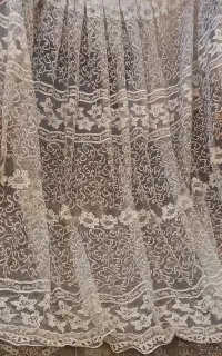 دو عدد پرده  تور شایندار