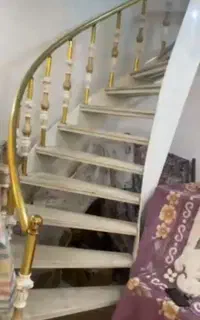 فروش پله گرد با نرده استیل