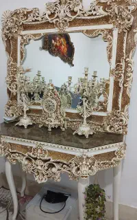 آینه کنسول شمعدانی