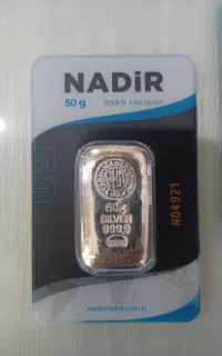 شمش نقره (عرضه مستقیم) عیار 999.9