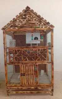 قفس چوبی پرنده