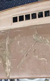 تعمیر داشبورد ترک خورده و ایربگ زده