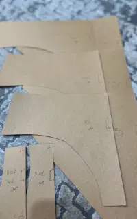 الگو آماده شورت زنانه و‌مردانه