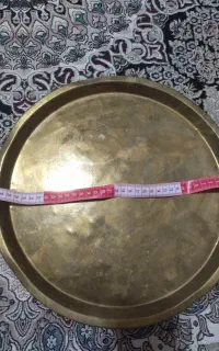 سینی برنجی قدیمی 140سال پیش
