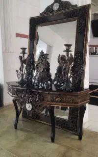 آینه و شمعدان