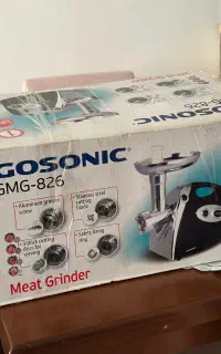 چرخ گوشت گوسونیک GMG-826  فقط یک‌بار استفاده کامل