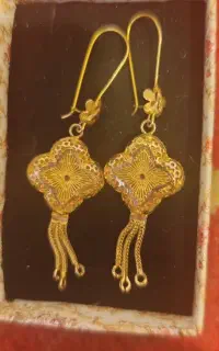 گوشواره بحرینی  طلا