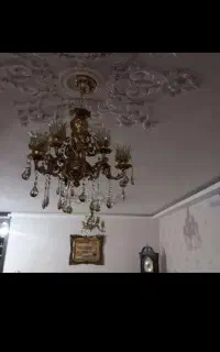 لوستر سیا قلم ۵ شعله