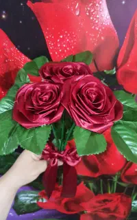 گل رز قرمز هدیه خوشگل