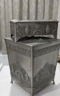 جا دستمال و سطل