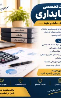 حسابدار حرفه‌ای انجام امور مالی ،حسابداری کسب‌وکار