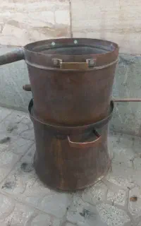 دیگ دستگاه گلاب گیری