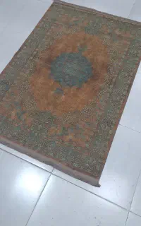 قالیچه  فرش ۱در ۱/۵  محتشم ۱۲۰۰شانه حراجی