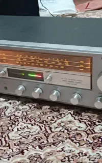 رادیو ظبط قدیمی دوتا باند سالم. HIGHTONE