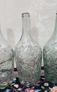 ۴ عدد شیشه ۴ لیتری اب لیمو و...