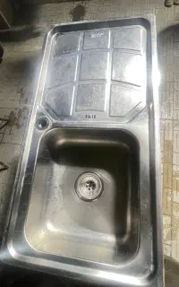 سینگ طرفشویی یک قلو توکار