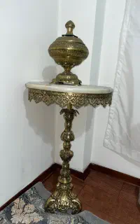 میز برنجی شکلات خوری برنجی