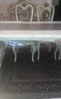 میز ناهار خوری تبدیل شو 6نفره به 8نفره