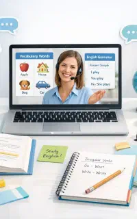 تدریس آنلاین زبان انگلیسی و انجام امتحانات ژنتیک
