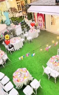 فضای باز و سالن تولد و مهمونی