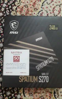 هارد ssdمارکMSIظرفیت ۲۴۰گیگ