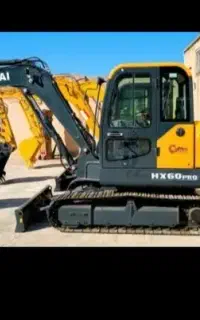 مینی بیل مکانیکی 6 تن هیوندایHX60 صفر