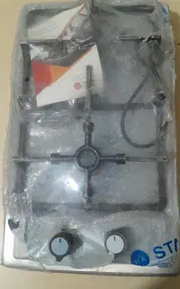 اجاق گاز صفحه ای استیل دو شعله BELINI