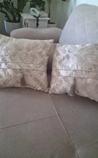 دو عدد کوسن مخمل شیک اکبند