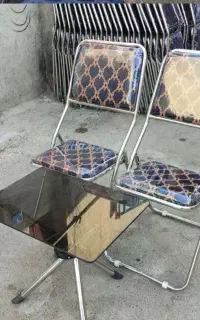 صندلی فلزی تاشو محکم