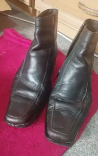کفش بوت چرم سایز 43
