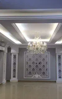 رابیتس کاری نورپردازی داخلی ساختمان و تزئینات