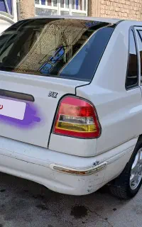 پراید ۱۴۱ سفید مدل ۸۹ دوگانه سوز
