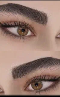 نیازمند مدل شیدلب و خط چشم و تتو بدن