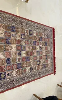 پرده زبرا و فرش و تخته خوشخواب